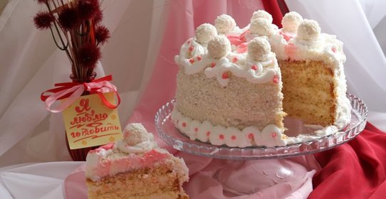 Кокосовый торт