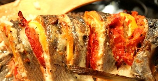 Рыба кижуч, запеченная в духовке