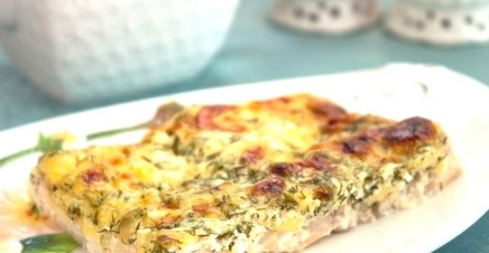 Рыба в сырно-сливочном соусе