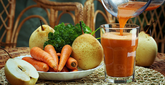 Морковно-грушевый фреш