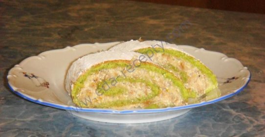 рулет со сливочным сыром