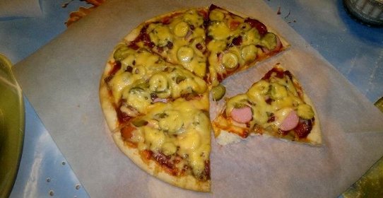 Пицца мясная ассорти