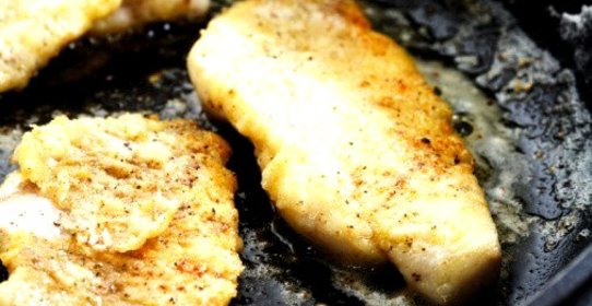 Морской окунь с чили