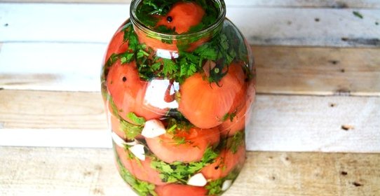 Малосольные помидоры по‑грузински