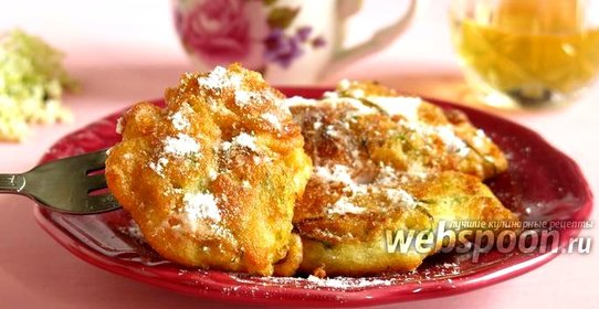 Косматице — сладкие оладьи из цветов бузины