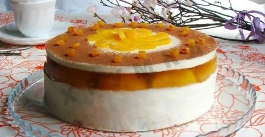 Торт Нежный персик