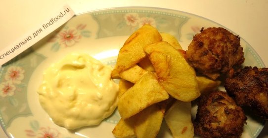 Мясные шарики с картошкой
