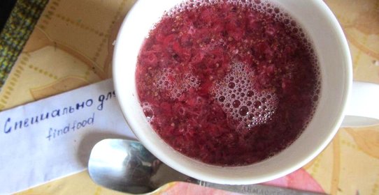 Лечебный малиновый напиток