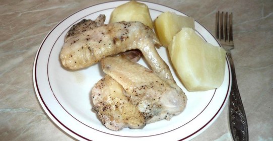 Крылышки в собственном соку