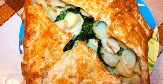 Рыбный пирог с картошкой «Сумка шкипера»