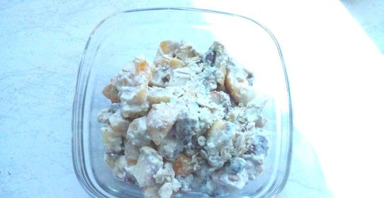 Полезная овсянка с фруктами