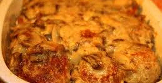 Курица с картофелем под сыром