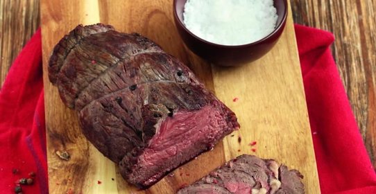 Ростбиф с острым горчичным соусом