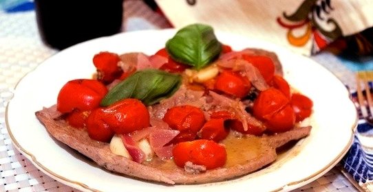 Мясо алла пиццайола