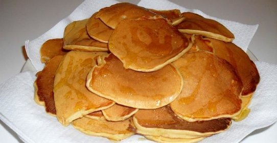 Оладьи с яблоками