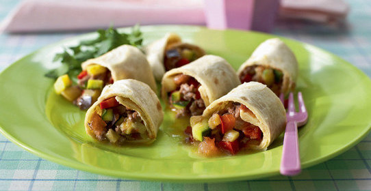 Лепешка с рататуем