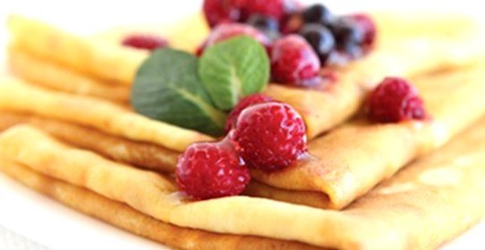 Блины с топленым маслом