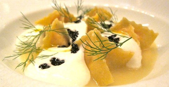 Равиоли с уткой и тыквой