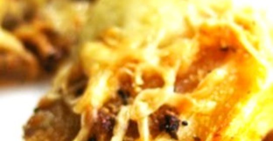 Цикорий, запеченный с сыром и красный вином