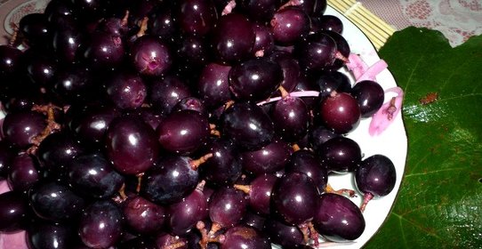 Моченый виноград с хреном