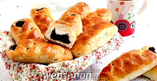 Пирожки с маком печёные