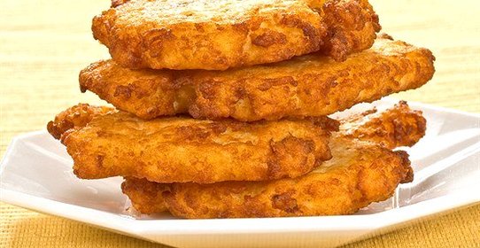 Картофельные лепешки с брынзой