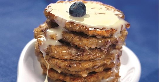Гречневые оладьи с медом
