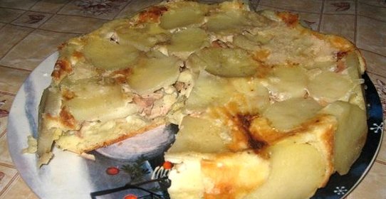 Сытный пирог (перевернутый)