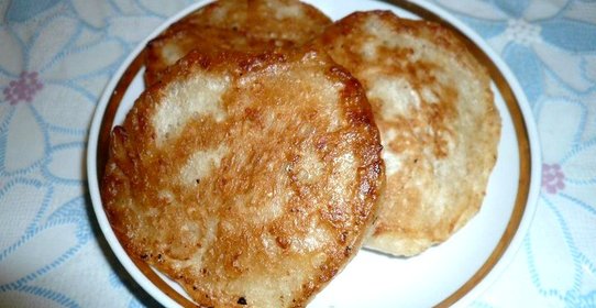 Дрожжевые оладьи с овсяными отрубями