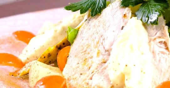 Куриная грудка в молоке