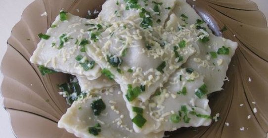 Равиоли с грибами и сыром