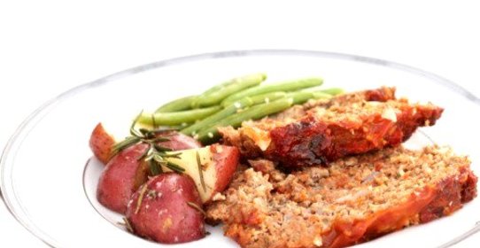 Мясной хлеб с грибами и шерри