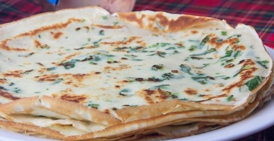 Блины с зеленью