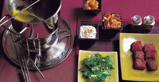 Мясное фондю