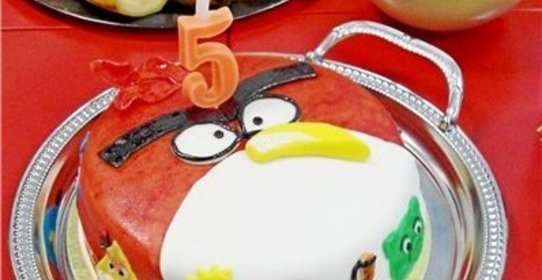 Торт Энгри бердз