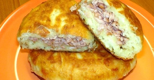 Пирожки на кефире жареные