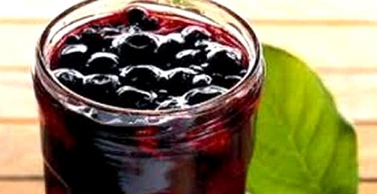 Варенье из черники в микроволновке
