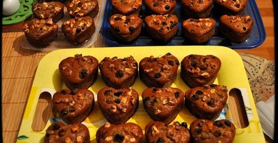 Кексы с вишневым соком