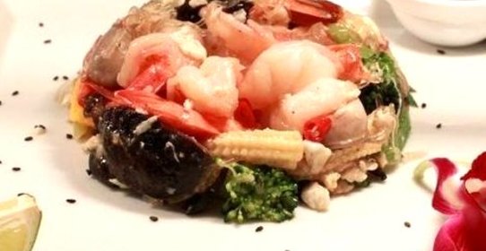 Стеклянная вермишель с креветками