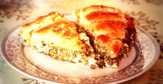 Спанакопитта или пирог со шпинатом