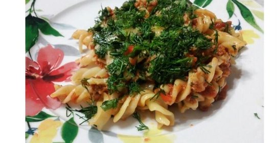 Макароны с соусом Болоньезе
