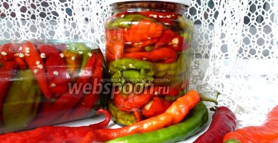 Маринованный острый перец на зиму