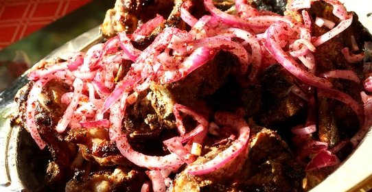 Шашлык из корейки баранины