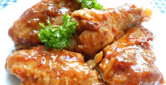 Крылышки куриные в томатном маринаде