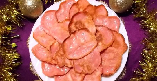 Оладьи на протеиновом коктейле с яблоком