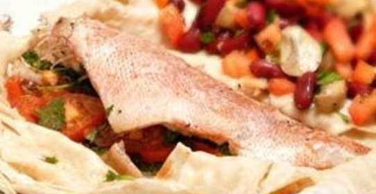 Рыба, запеченная в лаваше