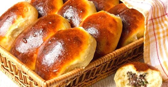 Пирожки с ливером и рисом печёные