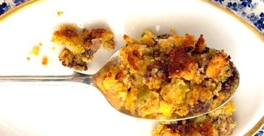 Фарш из хлеба и колбасы