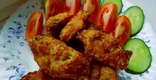Куриные крылышки во фритюре