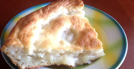 Грушевый пирог из дрожжевого теста